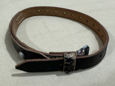 Original WWII German Greatcoat (Tornister) Strap, Kriegsmaine Marked