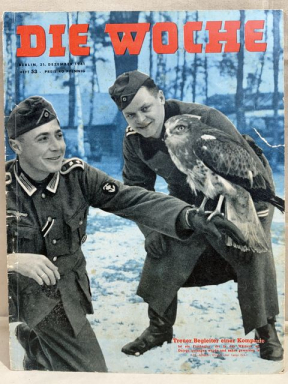 Original WWII German Magazine Die Woche, December 1941