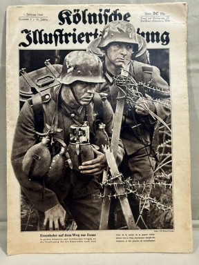 Original WWII German Magazine, Klnische Illustrierter Zeitung