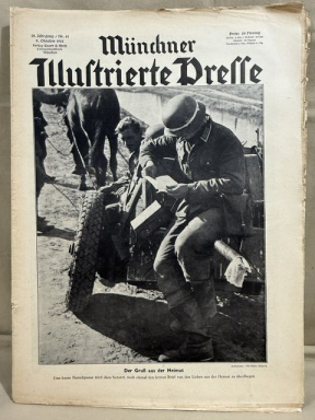 Original WWII German Magazine, Mnchner Illustrierte Presse