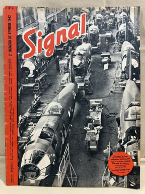 Original WWII German Signal Magazine (French Language), 1943