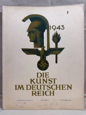 Original WWII German Art in the German Reich Magazine, DIE KUNST IM DEUTSCHEN REICH