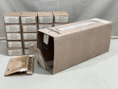 Original WWII German 8mm Mauser Ammo Boxes & Sleeve