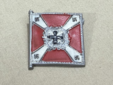 Original WWII German Flag Tinnie, FLAK-ARTILLERIE (Damaged)