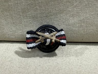 Original Pre-WWII German Lapel Button Hole Ribbon, UNISSUED