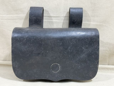 Original US Indian Wars Leather Cartridge Pouch, 1870 J.B. Dotti