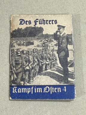 Original Nazi Era German WHW Donation Booklet, HITLER!