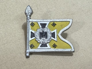 Original WWII German Army Signals Flag Tinnie, NACHRICHTENTRUPPE
