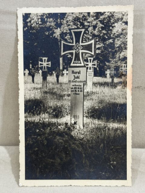 Original WWII German Graves of Soldiers Photograph