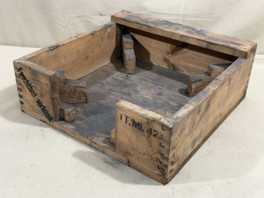 Original WWII German Tellermine 42 Transit Box, UNUSED!
