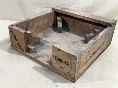 Original WWII German Tellermine 42 Transit Box, UNUSED!