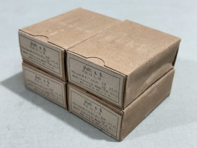 Original WWII German Cardboard 8mm Ammunition Boxes, Set of 4