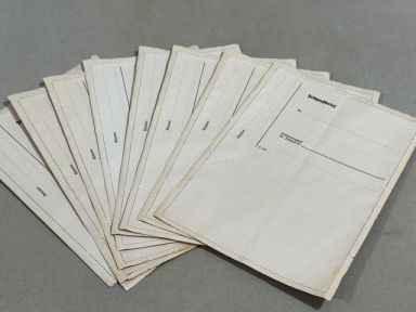 Original WWII German Soldier's FELDPOST Letter/Envelopes, Set of 8