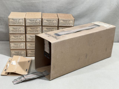 Original WWII German 8mm Mauser Ammo Boxes & Sleeve