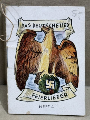 Original WWII German WHW Donation Song Booklet, FEIERLIEDER Heft 4