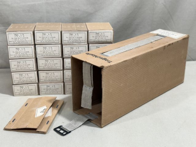 Original WWII German 8mm Mauser Ammo Boxes & Sleeve