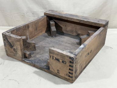 Original WWII German Tellermine 42 Transit Box, UNUSED!