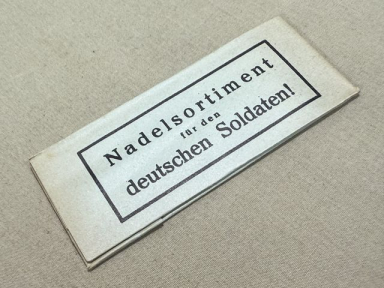 Original WWII German Soldier's Sewing Needle Pack