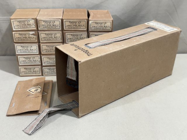 Original WWII German 8mm Mauser Ammo Boxes & Sleeve