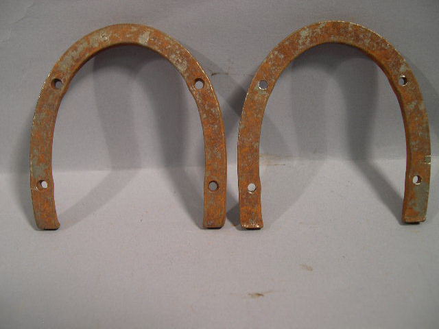 Original WWII German Boot Heel Irons, Pair - Size 5L