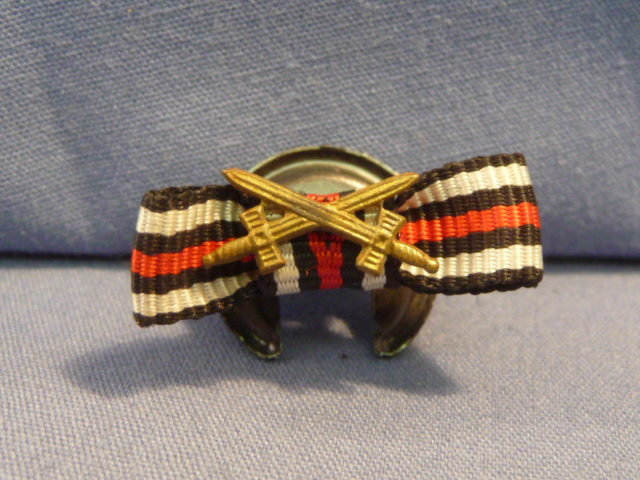 Original Pre-WWII German Lapel Button Hole Ribbon, UNISSUED