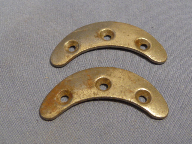 Original WWII German Toe Plates, Pair