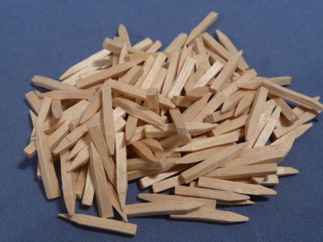 Original WWII German Wood Pegs for Boots