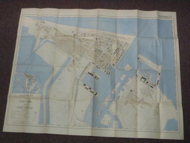 Original WWII German LARGE Afrikakorps Map
