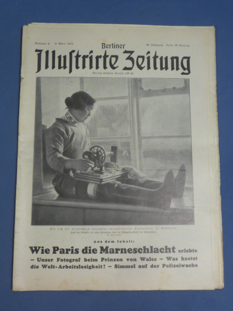 Original WWII German Magazine, Berliner Illustrierte Zeitung